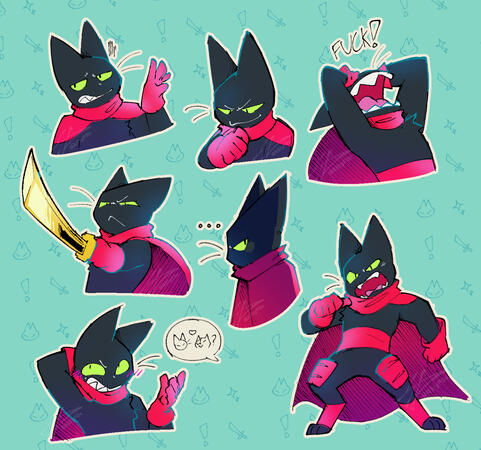 Bunch of Mao Mao's, with various expressions